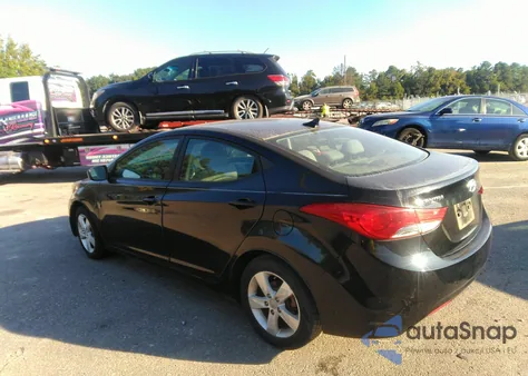 2011 Hyundai Elantra Gls from USA, damaged, VIN 5NPDH4AE6BH015801